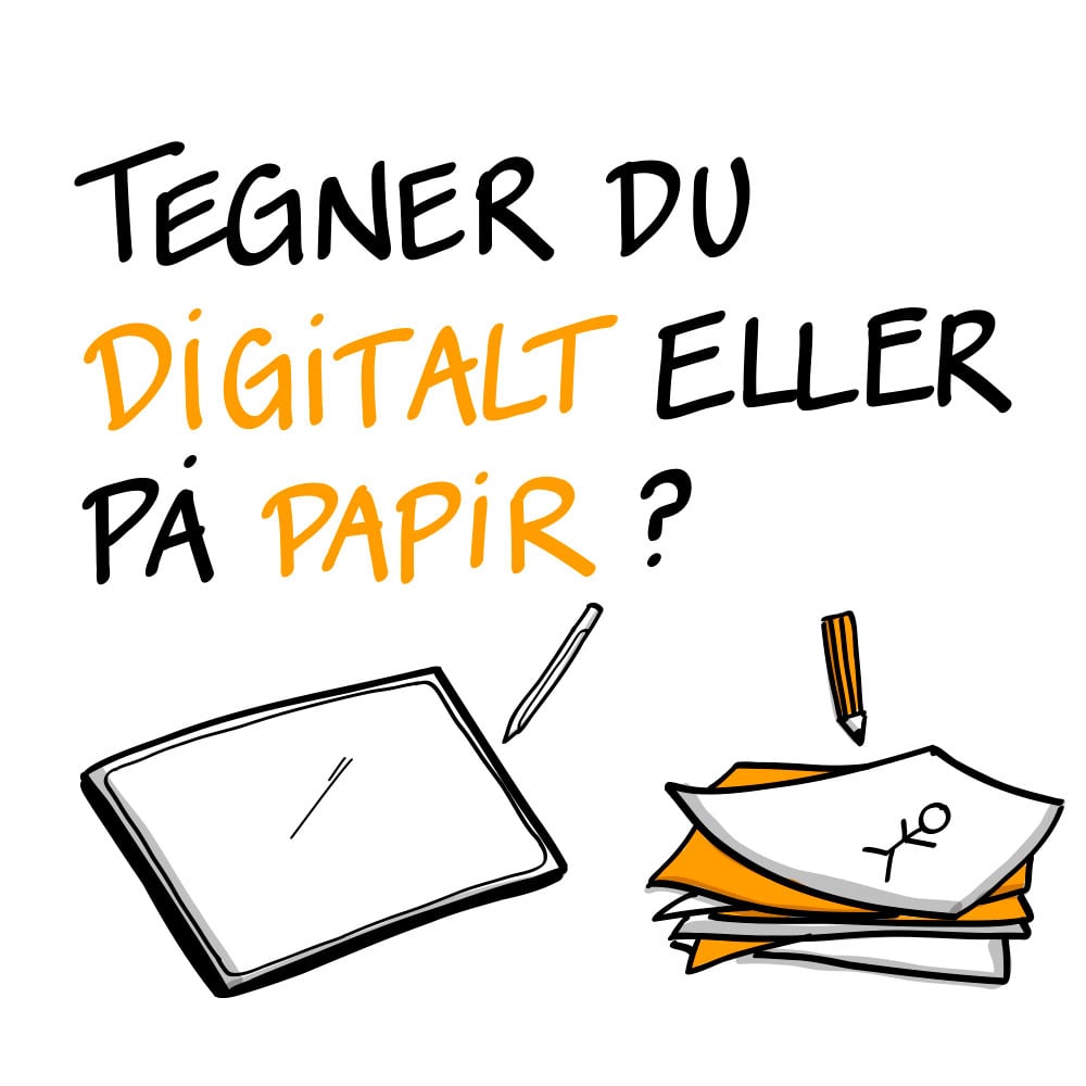 Tegner Marianne Pihl digitalt eller på papir? Sådan bruges iPaden som redskab. Tegner Marianne Pihl digitalt eller på papir? Sådan bruges iPaden som redskab.